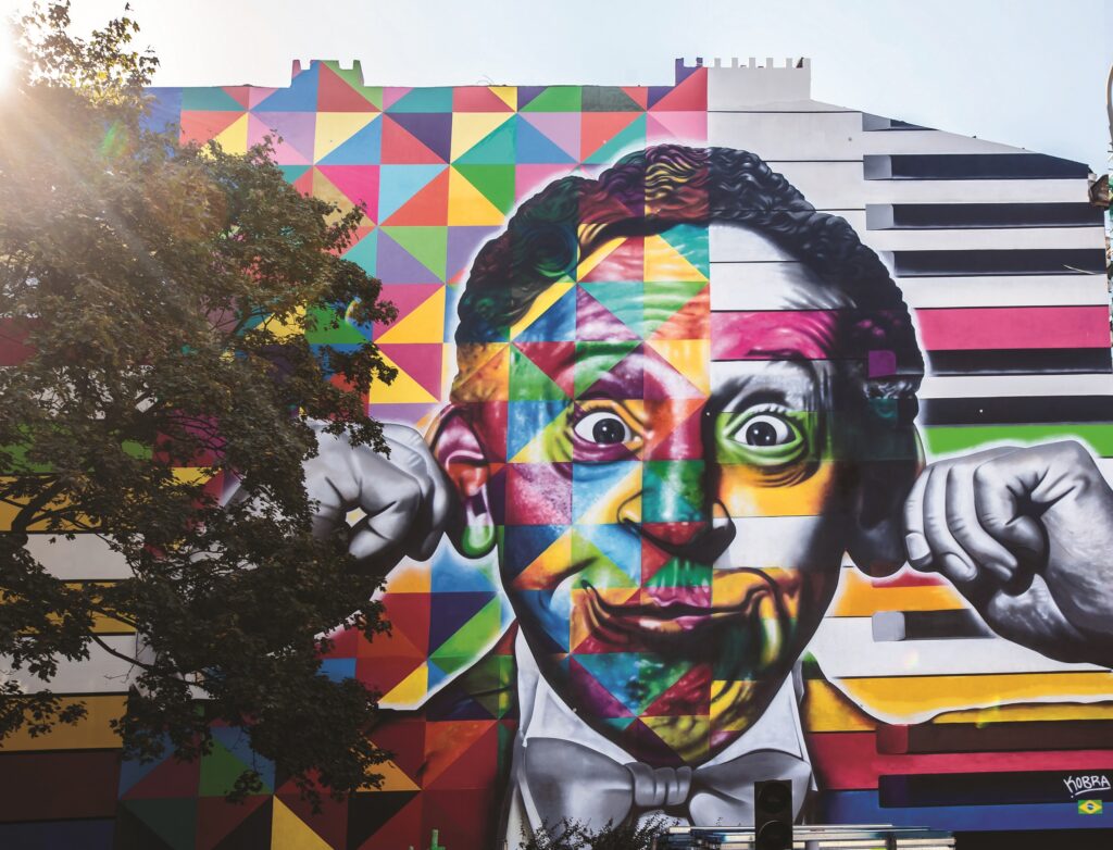 Lodz - Rubinstein mural